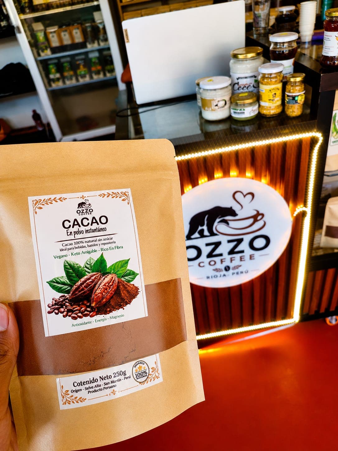 Cacao en polvo Ozzo 200Gr, producto de Ozzo Coffee